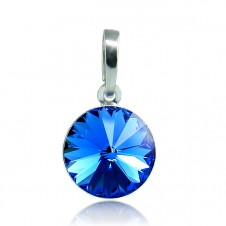 Strieborný náhrdelník Rivoli Sapphire
