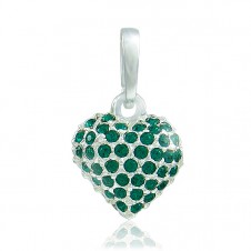 Náhrdelník Srdce M4 Emerald
